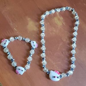 Hello kitty jewelry set